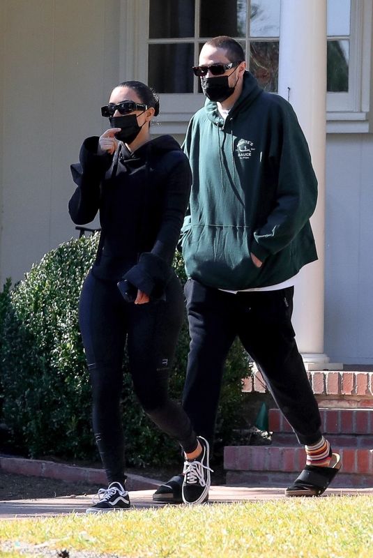 KIM KARDASHIAN and Pete Davidson Out in Beverly Hills 01/27/2022