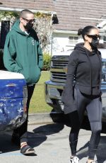 KIM KARDASHIAN and Pete Davidson Out in Beverly Hills 01/27/2022