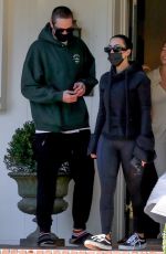 KIM KARDASHIAN and Pete Davidson Out in Beverly Hills 01/27/2022