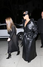KIM KARDASHIAN Arrives at David Kordansky