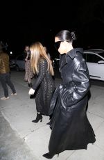 KIM KARDASHIAN Arrives at David Kordansky
