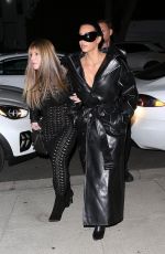 KIM KARDASHIAN Arrives at David Kordansky