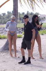 KIM KARDASHIAN in Bikini for Her SKIMS Swimwear Line in Caribbean 01/19/2022