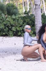 KIM KARDASHIAN in Bikini for Her SKIMS Swimwear Line in Caribbean 01/19/2022