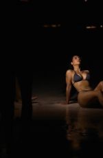 KIM KARDASHIAN in Swmisuit at Evening Photoshoot for Her Skims Swimwear Line 01/18/2022