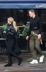 KIMBERLY CREW and Joe Hart Out for Lunch in Wilmslow 01/14/2022