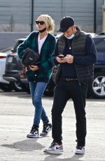 KIMBERLY STEWART and Jesse Shapira Out in Studio City 01/28/2022