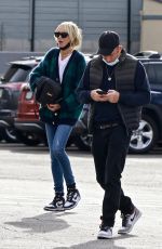 KIMBERLY STEWART and Jesse Shapira Out in Studio City 01/28/2022