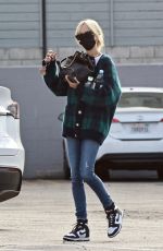 KIMBERLY STEWART and Jesse Shapira Out in Studio City 01/28/2022