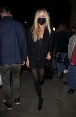 KIMBERLY STEWART Out for Dinner at Craig