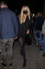 KIMBERLY STEWART Out for Dinner at Craig