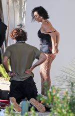 KOURTNEY KARDASHIAN at a Photoshoot in Hollywood Hills 01/27/2022
