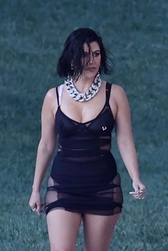 KOURTNEY KARDASHIAN at a Photoshoot in Hollywood Hills 01/27/2022