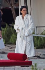 KOURTNEY KARDASHIAN at a Photoshoot in Hollywood Hills 01/27/2022