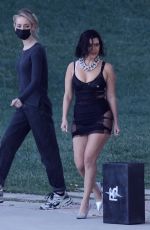 KOURTNEY KARDASHIAN at a Photoshoot in Hollywood Hills 01/27/2022