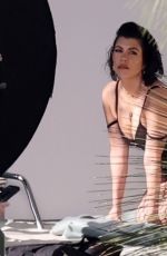 KOURTNEY KARDASHIAN at a Photoshoot in Hollywood Hills 01/27/2022