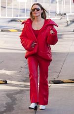 KRISTEN BELL Arrives at Jimmy Kimmel Live in Los Angeles 01/25/2022