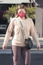 KRISTEN BELL Leaves a Gym in Los Feliz 01/28/2022