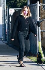 KRISTEN BELL Out and About in Los Angeles 01/06/2022