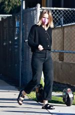 KRISTEN BELL Out and About in Los Angeles 01/06/2022