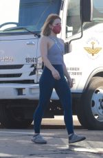 KRISTEN BELL Out and About in Los Angeles 01/24/2022