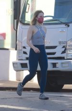 KRISTEN BELL Out and About in Los Angeles 01/24/2022