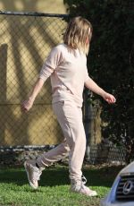 KRISTEN BELL Out for a Walk in Los Feliz 01/29/2022