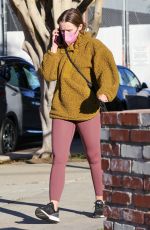 KRISTEN BELL Out for Her Daily Morning Walk in Los Feliz 01/12/2022