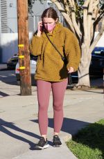 KRISTEN BELL Out for Her Daily Morning Walk in Los Feliz 01/12/2022