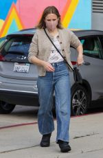 KRISTEN BELL Out Near Her Home in Los Angeles 01/19/2022
