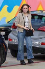 KRISTEN BELL Out Near Her Home in Los Angeles 01/19/2022