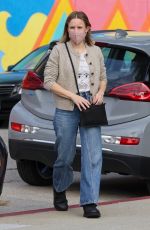KRISTEN BELL Out Near Her Home in Los Angeles 01/19/2022