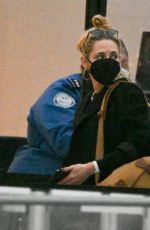 KRISTEN STEWAR at JFK Airport in New York 01/25/2022