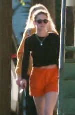 KRISTEN STEWART and DYLAN MEYER Arrives at a Movie Studio in Los Angeles 01/09/2022