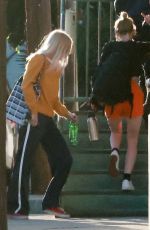 KRISTEN STEWART and DYLAN MEYER Arrives at a Movie Studio in Los Angeles 01/09/2022