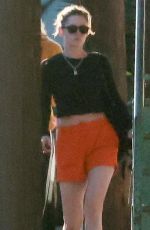 KRISTEN STEWART and DYLAN MEYER Arrives at a Movie Studio in Los Angeles 01/09/2022