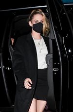 KRISTEN STEWART and DYLAN MEYER Night Out in Santa Monica 01/13/2022