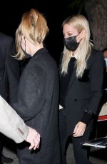 KRISTEN STEWART and DYLAN MEYER Night Out in Santa Monica 01/13/2022