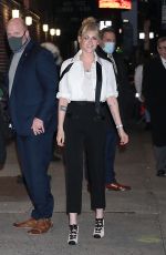 KRISTEN STEWART Arrives at Late Show with Stephen Colbert in New York 01/24/2022