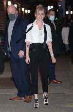 KRISTEN STEWART Arrives at Late Show with Stephen Colbert in New York 01/24/2022
