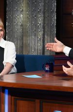 KRISTEN STEWART at Stephen Colbert Show 01/24/2022