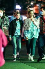 KRISTEN STEWART, DYLAN MEYER and ASHLEY BENSON Out at Disneyland 01/20/2022