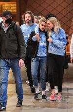 KRISTEN STEWART, DYLAN MEYER and ASHLEY BENSON Out at Disneyland 01/20/2022