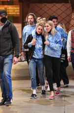 KRISTEN STEWART, DYLAN MEYER and ASHLEY BENSON Out at Disneyland 01/20/2022