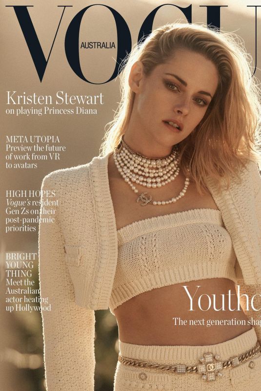 KRISTEN STEWART for Vogue Magazine, Australia February 2022