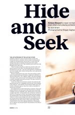 KRISTEN STEWART in Backstage Magazine, January 2022