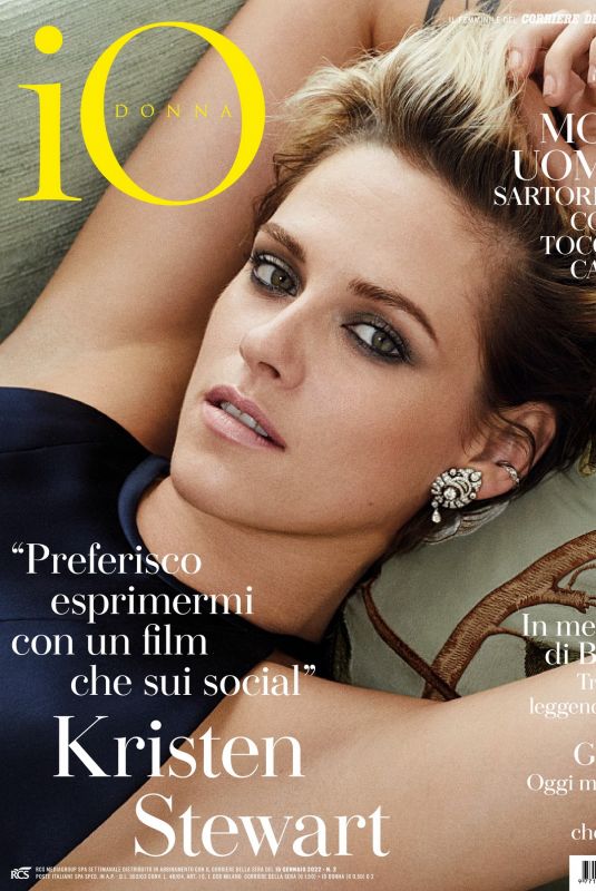 KRISTEN STEWART in Io Donna Del Corriere Della Sera, January 2022