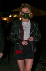 KRISTEN STEWART Leaves R+D Kitchen in Santa Monica 01/12/2022
