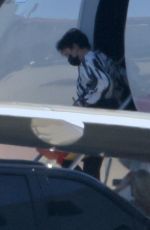KYLIE and KRIS JENNER Arrives in Los Angeles 01/03/2022
