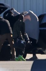 KYLIE and KRIS JENNER Arrives in Los Angeles 01/03/2022